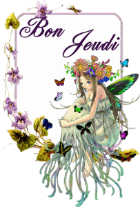 Gif animé Bon jeudi fée